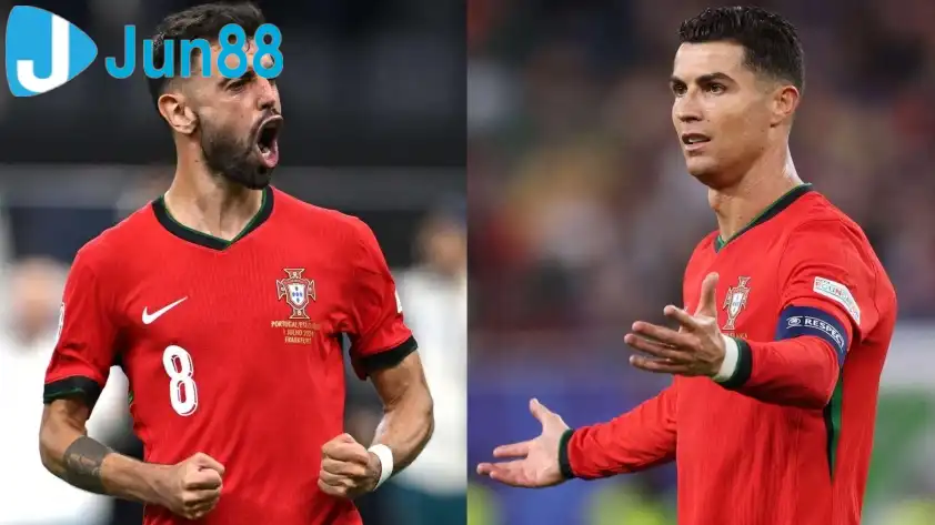 Ronaldo được cho là muốn đưa Bruno Fernandes về Al Nassr (Ảnh: GOAL).